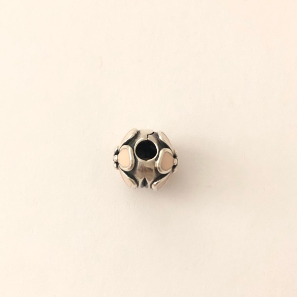 💕3/$85 Pink Cherry Blossom PANDORA 925 Clip - Picture 5 of 10